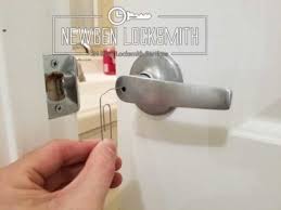Bend the other end onto itself to make a handle. How To Open A Locked Door That Has A Small Hole In The Doorknob Quora