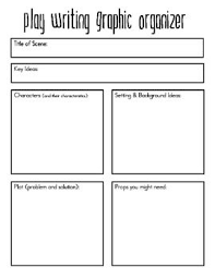 Readers Theater Play Writing Graphic Organizer Writing Graphic Organizers Teaching Drama Graphic Organizers