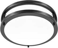 11 inch square brushed nickel dimmable single ring flush mount , led ceiling light , 1050 lumens, power: Drosbey 50w Led Flush Mount Ceiling Light Fixture Ceiling Lights For Kitchen Bedroom Bathroom Garage Dimmable 14 5 Inch Super Bright 5000 Lumens 5000k Daylight White Close To Ceiling Lights Amazon Canada