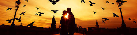 Image result for images silhouette precious moments sunset lovers