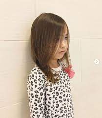 Shoulder Length With Long Fringe Little Girl Haircuts Girls Haircuts With Layers Girl Haircut