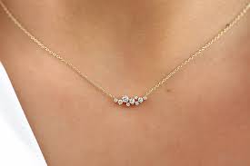 Diamond Pendant Necklace Gold