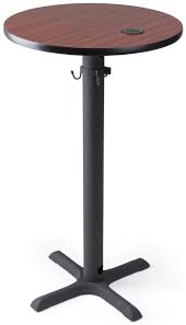 This Wireless Charging Table Will Keep Your Customer S Devices Powered Up Get A Battery Filling Station Fo Round Cocktail Tables Wireless Basement Inspiration