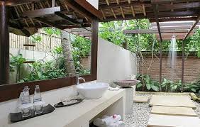 Keep the design basic, and choose a tile or a concrete floor. Open Bathroom Design Is A Great Idea For Home Staging And House Renovation Checkout 25 Beach Style Open Bathroom Open Bathroom Design Ideas Outdoor Bathrooms