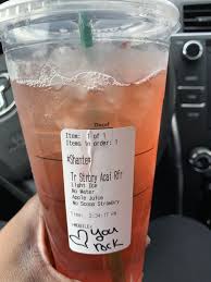 Strawberry Acai Refresher W Apple Juice Healthy Starbucks Drinks Starbucks Drinks Recipes Iced Starbucks Drinks