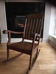 Home antique chairs home ( results: Best Rare Antique Ivory And Wood Rocking Chair For Sale In Victoria British Columbia For 2021