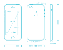 Apple iPhone 5S (7th Gen) Dimensions ...