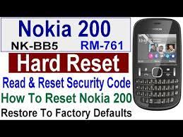 In order to receive a network unlock code for your nokia asha 200 you need to provide imei number (15 digits unique number). How To Reset Nokia Asha 200 Security Code Nokia Rm 761 Hard Reset Unlock User Security Code Password Ø¯ÛŒØ¯Ø¦Ùˆ Dideo