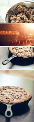 Whole Wheat Chocolate Chip Skillet Cookie Eat Dessert Sweet Recipes Food