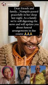 Remembering Nompilo Dlamini: A Tribute to an Angel