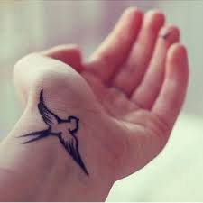 Simple Bird Tattoo On Hand Small And Simple Wrist Tattoos For Women Wrist Tattoos Girls Bird Tattoo Wrist Cool Wrist Tattoos