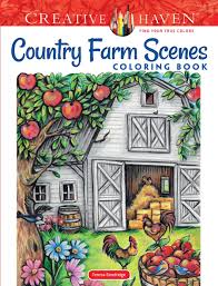 Farm coloring pages dinosaur coloring pages coloring pages for boys free printable coloring pages cute cows paper drawing acrylic art hello everyone farm animals. Amazon Com Creative Haven Country Farm Scenes Coloring Book Relax Find Your True Colors Creative Haven Coloring Books 9780486836737 Goodridge Teresa Books