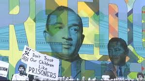 Mural honors Philadelphia's Freedom Fighters under leadership of Cecil B.  Moore in the 1960s