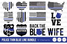 Download Police Thin Blue Line Bundle Graphic By Cutfilesgallery Creative Fabrica PSD Mockup Templates