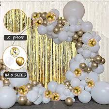 Maybe you would like to learn more about one of these? Starshine Balloon Garland Arch Tinsel Fringe Foil Curtains Kit White Gold Confetti Extra Large Balloons Party Decorations For Birthday Wedding Baby Shower Bridle Shower Centerpiece Backdrop Pricepulse