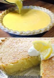 Arizona Sunshine Lemon Pie Qhrecipes Dessert Pie Recipes Lemon Recipes Baking Sweets