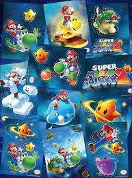 Super Mario Galaxy 2 Vending Stickers Set Of 12 Super Mario Galaxy Sticker Set Super Mario
