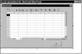 Displaying A Spreadsheet In A User Form Excel 2003 Vba