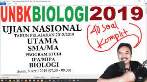 Maybe you would like to learn more about one of these? Pembahasan Unbk Biologi Sma 2019 40 Soal Komplit Youtube