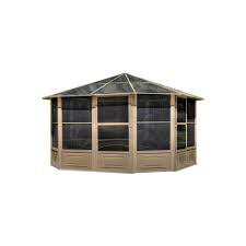 Besides, it's possible to examine each page of the guide singly by using the scroll bar. Gazebo Penguin Florence Solarium 12 Ft X 12 Ft In Sand 41212 12 The Home Depot