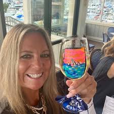 Tote Bag I'm Just Here for the Veuve Clicquot Cotton Bag Handpainted by  Robin Hiers