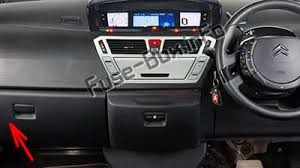 Citroen C4 Picasso I 2006 2012 Fuse Box Location Citroen C4 Picasso Citroen C4 Fuse Box