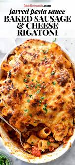 Sausage And Cheese Baked Rigatoni Recipe Foodiecrush Com In 2020 Sausage Pasta Recipes Sweet Italian Sausage Recipes Italian Sausage Recipes