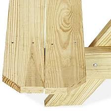 Economy A Frame Wooden Picnic Table 6 H 2999 Uline In 2020 Wooden Picnic Tables Wooden Table Diy Picnic Table Woodworking Plans