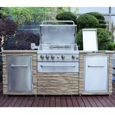 mark ss304 stack stone bbq grill island