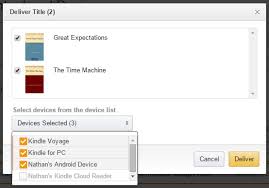 How To Set Default Kindle Device Send Ebooks To Multiple Kindles The Ebook Reader Blog