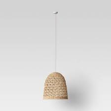 Large Seagrass Light Pendant Light Brown Includes Energy Efficient Light Bulb Opalhouse Energy Efficient Light Bulbs Pendant Light Seagrass Pendant Light