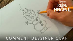 Coloriage olaf aime la lecture dans la reine des neiges 2 de disney. La Reine Des Neiges 2 Bonus Vo Comment Dessiner Olaf Disney Be Youtube