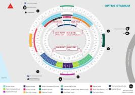 The Stylish And Also Beautiful Seating Plan Optus Stadium Di 2020