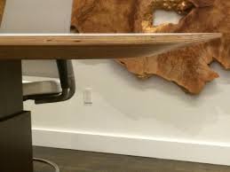 Place your plywood over a table or countertop. How Would One Make An Edge Like This On A Table Top Woodworking