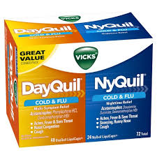 Vicks Dayquil And Nyquil Cold Flu Relief Liquicaps
