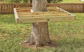 Like the fort above from treehouse guides, many a tree house incorporates a sturdy railing into the design. How To Build A Treehouse The Home Depot