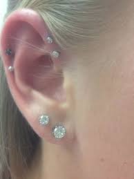Awesome Double Helix Done By Ali Sullivan At Master Pierce Wellington Fl Store Body Jewelry Ears Double Tongue Piercing Ear Piercings Cartilage