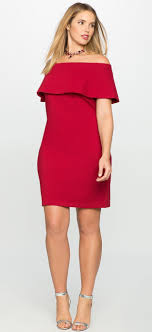 Plus Size Off The Shoulder Dress With Overlay Curve Dresses Graduation Outfit Plus Size Dresses