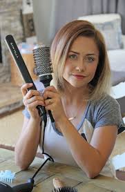Take a small strand (no bigger than 1 inch/2.5cm) and clasp it between the plates of the flat iron. Get Rid Of Cowlicks How To Straighten Short Hair Straightened Short Hair Short Hair Styles