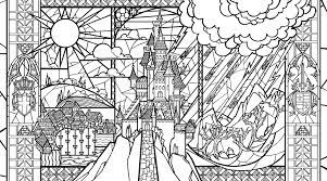 I was just 8 years old when the original animated beauty and the beast was released. Beauty And The Beast Stained Glass Window Coloring Page Coloring Home