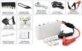 Kenderaan mestilah dirapatkan supaya kabel. Multi Function Emergency Car Jump Starter Kit With Car Power Bank Variety Of Chargers Jump Leads Cts Systems