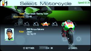 Merupakan permainan yang dirlis untuk playstation portable berdasarkan season motogp tahun 2005 dan 2006, dikembangkan oleh namco bandai games dan diterbitkan pada tahun. Motogp 2009 Psp