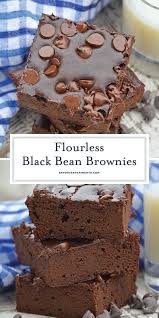Black Bean Brownies With Mix Flourless Black Bean Brownies Are A Delicious Fudgy Gluten Free Brownie Recipe Healthy Brownie R Brownie Recipes Healthy Brownie Recipes Gluten Free Brownies
