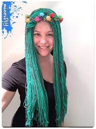 How To Make A Yarn Wig Yarn Wig Diy Costumes Women Easy How To Make A Yarn Wig