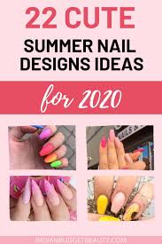 You are going to fall in love with this minimal pattern done with a bright silver striping tape that's. 22 Cute Summer Nail Designs For 2021