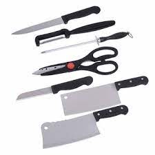 In aliexpress, you can also find other good deals on set! Buy Sarahusainatther 7 Pieces Stainless Steel Kitchen Knife Set With Knife Scissor Online Get 75 Off