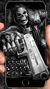 She looks like mila kunis. Gangster Skulls With Guns Posted By Christopher Walker