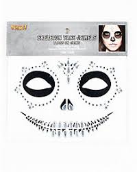 Discuss decorations, costumes and more! Skeleton Face Jewels Spirithalloween Com