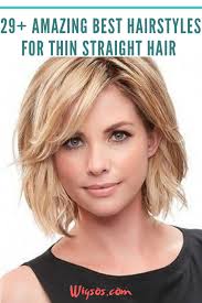Updos are classy, glamorous and perfect for the holidays, a wedding or prom. 29 Amazing Best Hairstyles For Thin Straight Hair Thin Straight Hair Straight Hairstyles Cool Hairstyles