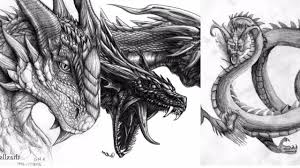 Drawing tutorials for kids and beginners. 30 Stunning Realistic Pencil Dragon Drawing Youtube